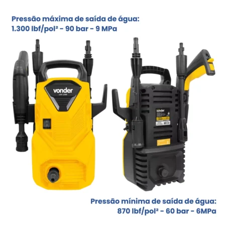 Lavadora De Alta Pressão Lav1300 Libras Vonder 1.300lbf - Imagem 3