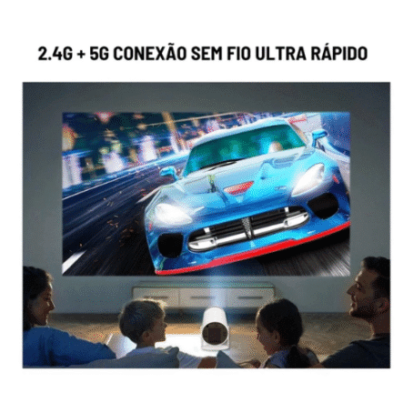 Projetor 4K HD 150 Polegadas Celular, Tv B0x, Xbox, PS, Pc, Wifi HY300 Pro Magcubic Envio Imediato - Imagem 5