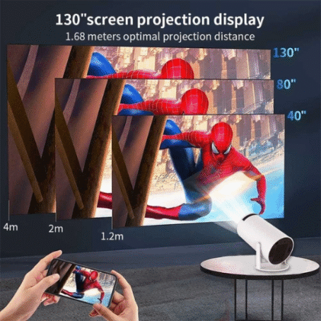 Projetor 4K HD 150 Polegadas Celular, Tv B0x, Xbox, PS, Pc, Wifi HY300 Pro Magcubic Envio Imediato - Imagem 7